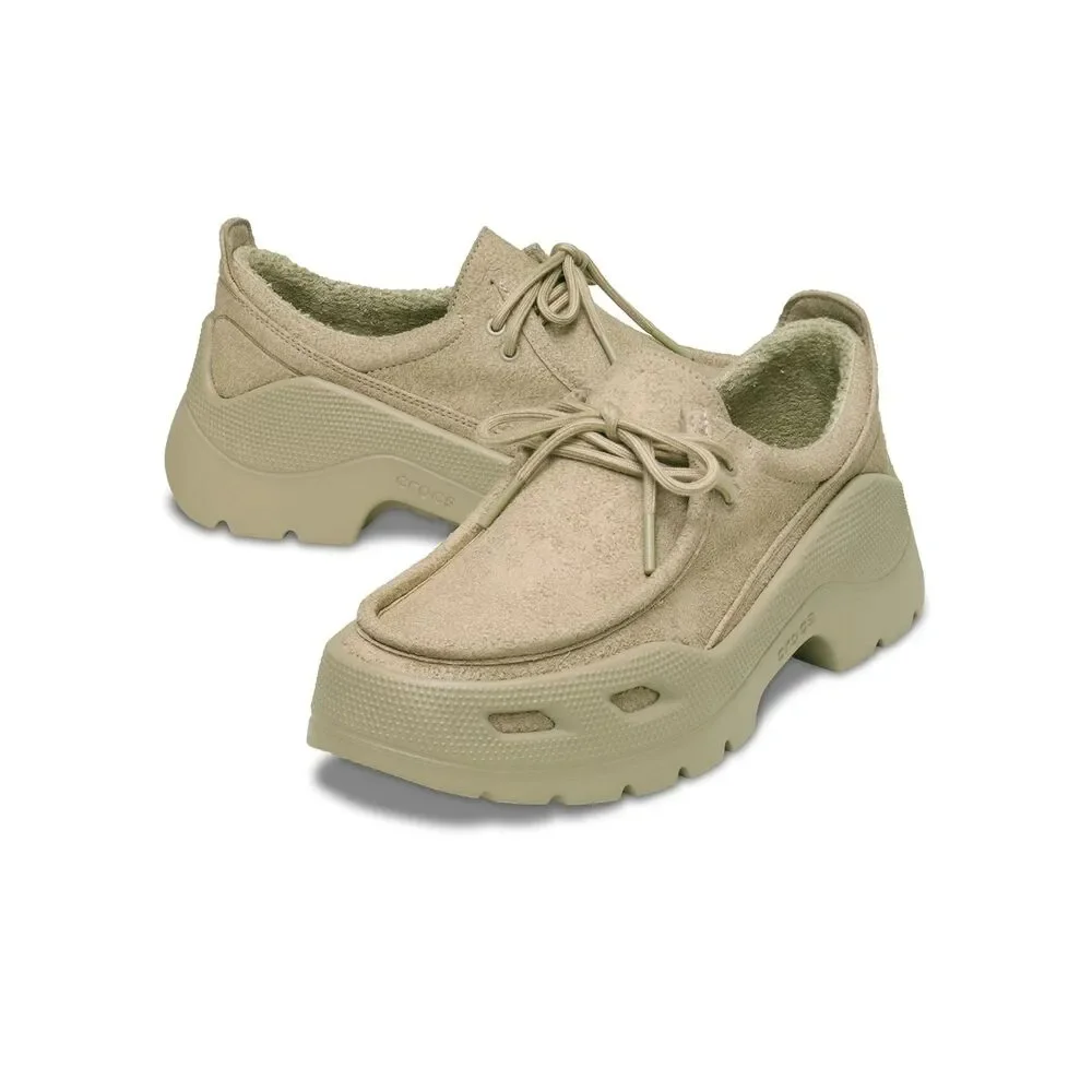 Crocs EXP Gallery Boat Shoes (Bark) Men's Size 11 - (210640-0IP)